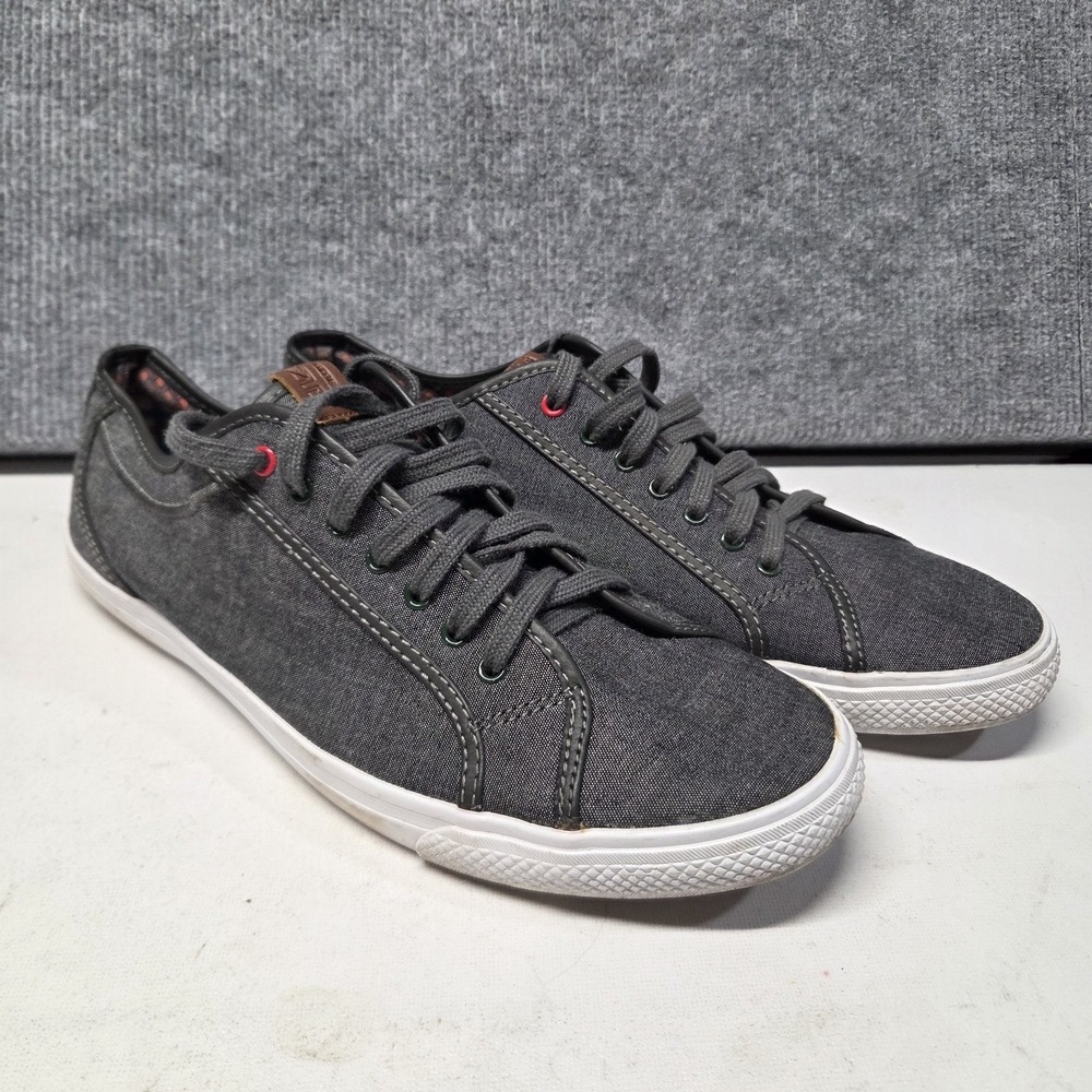 Ben Sherman Shoes Mens Size 9 Gray Fabric Casual Low Top Lace Up BN7S00050